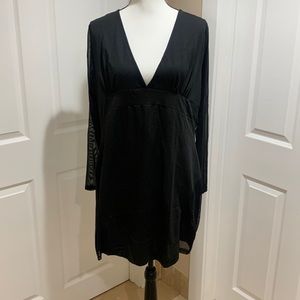 Silky Black Dress